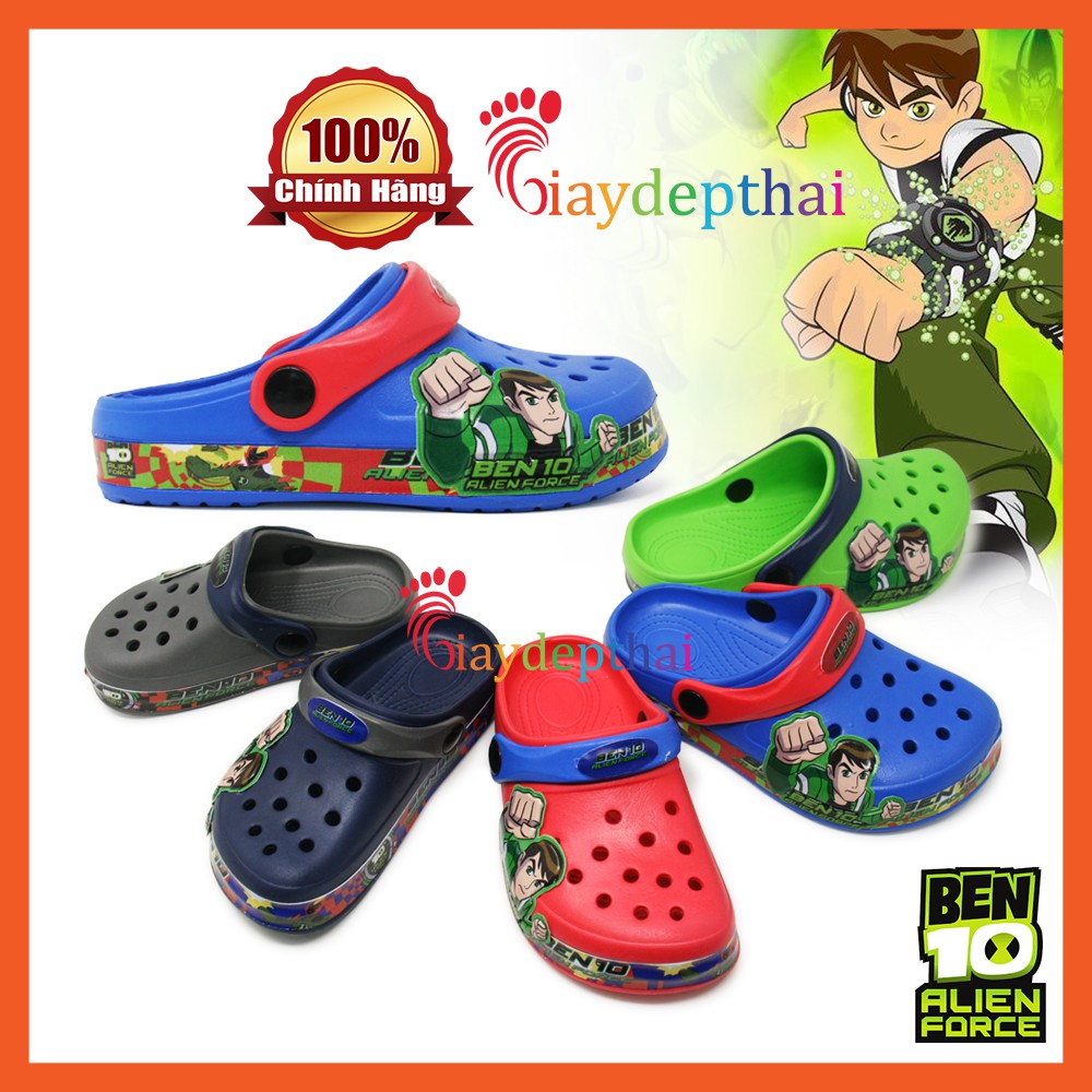 Giày Sục Nhựa Thái Lan cho bé Trai ADDA Ben 10