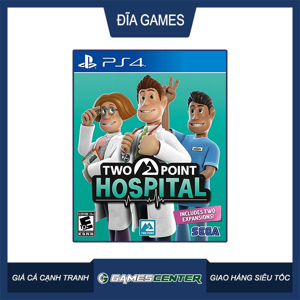 Đĩa game PS4 Two Point Hospital