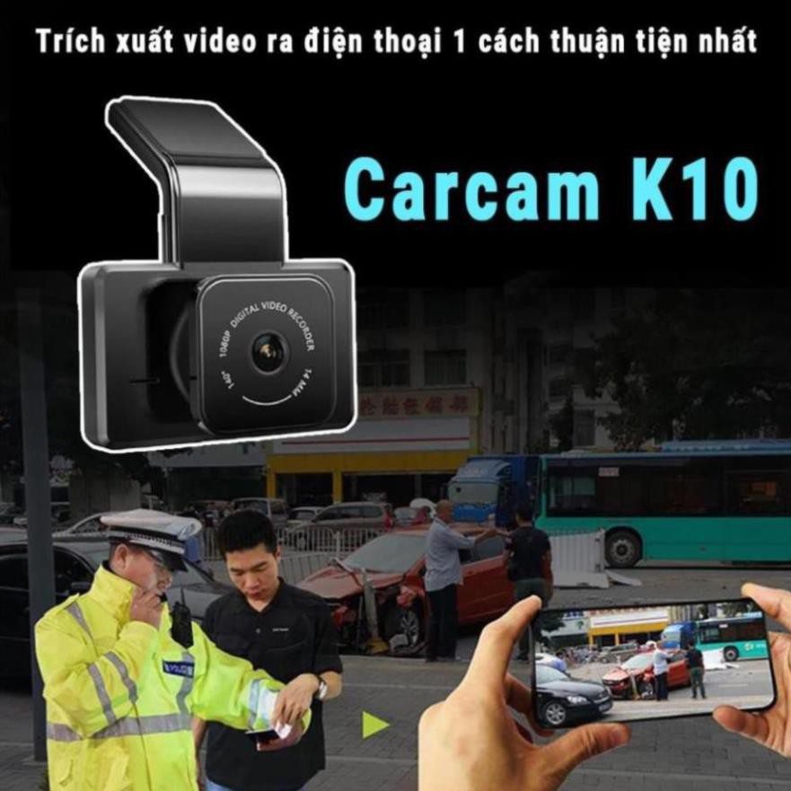 [Camera hành trình thông minh] Car Cam K10 GPS 2 Camera Trước Sau-cảnh báo lấn làn va chạm