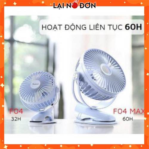[Hàng Chính Hãng ] Quạt tích điện để bàn Mini Yoobao Y-F04 MAX xoay 360 độ 10000 mAh - Có thể kẹp cạnh bàn,xe đẩy | BigBuy360 - bigbuy360.vn