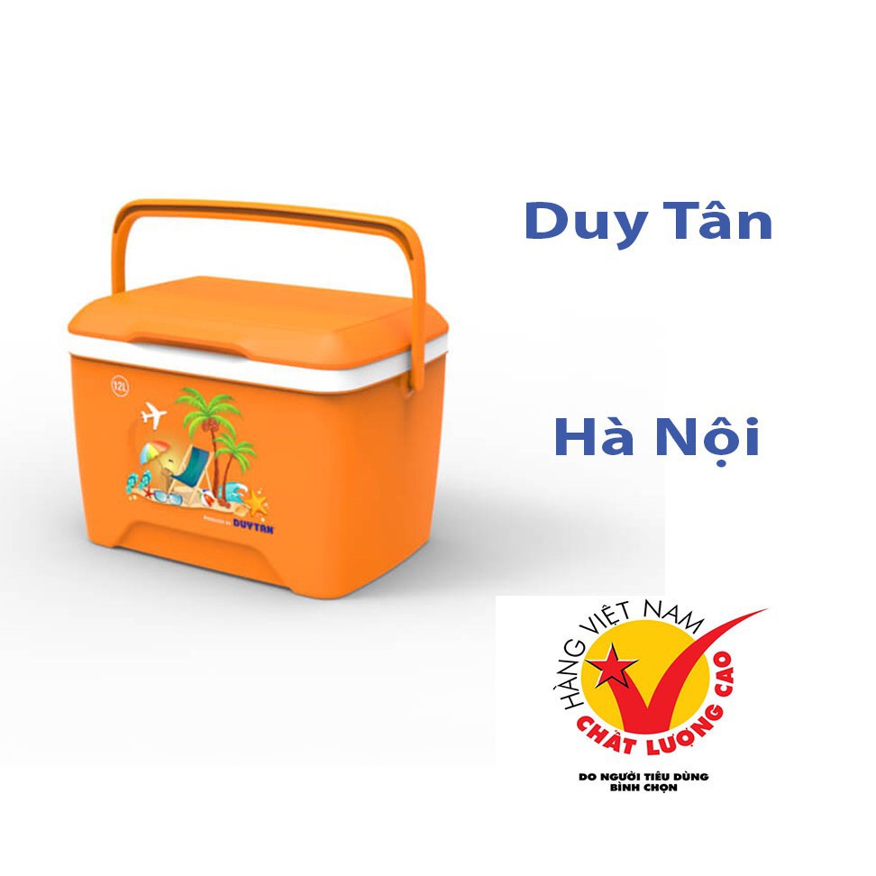 (Hà Nội) Thùng đá cao cấp Duy Tân 12 Lít (Cam)