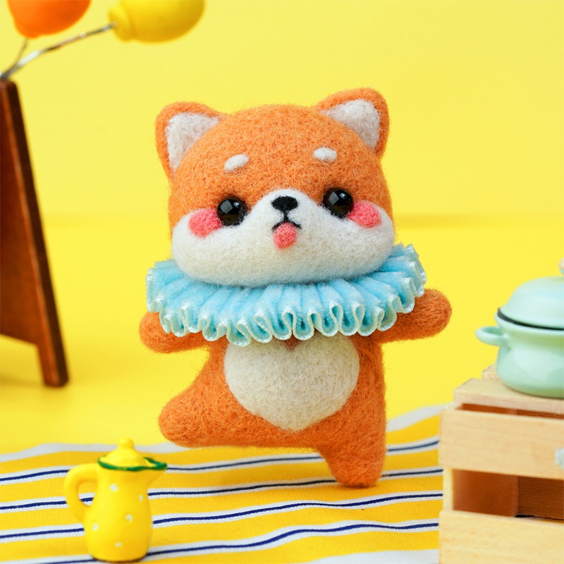 Búp Bê Len Chưa Hoàn Thành Hình Động Vật Hoạt Hình Diy