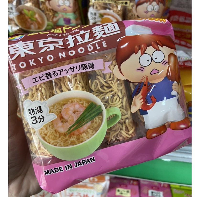 Mỳ ăn liền Tokyo Nhật Bản cho bé vị tôm,heo