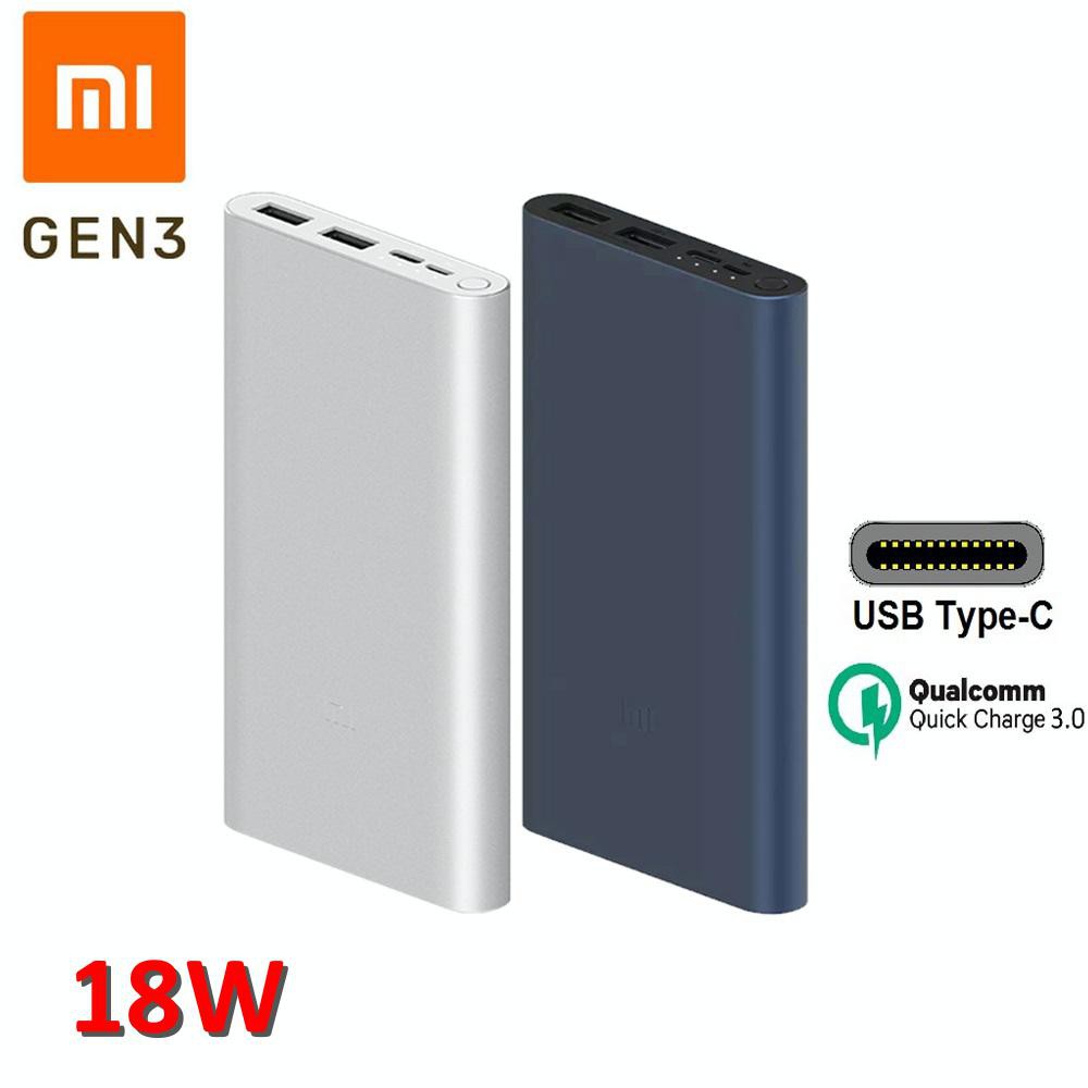 Pin Dự Phòng Xiaomi Mi Gen 3 10000 mAh Sạc Nhanh 18W