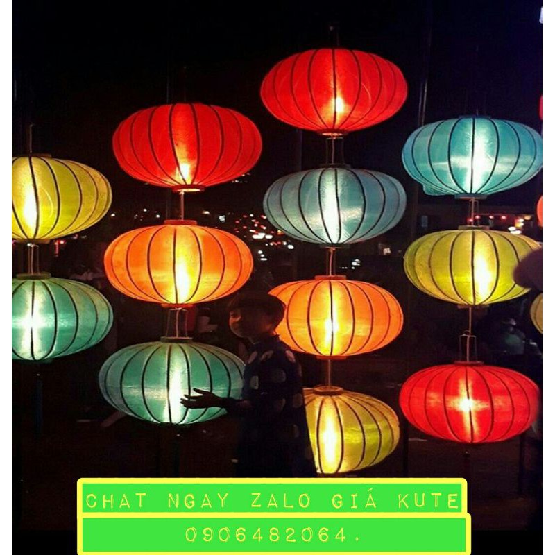 Đèn lồng Hội An vải gấm lụa cao cấp tinh hoa bản sắc Phố Cổ Hội An