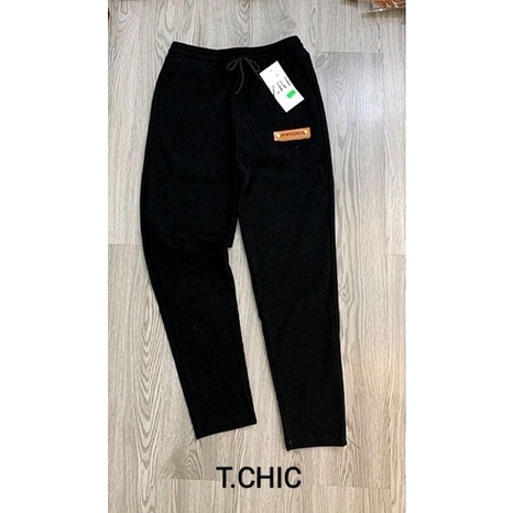 Quần baggy dạ tăm dày dặn mềm mịn ấm áp chuẩn xịn loại 1