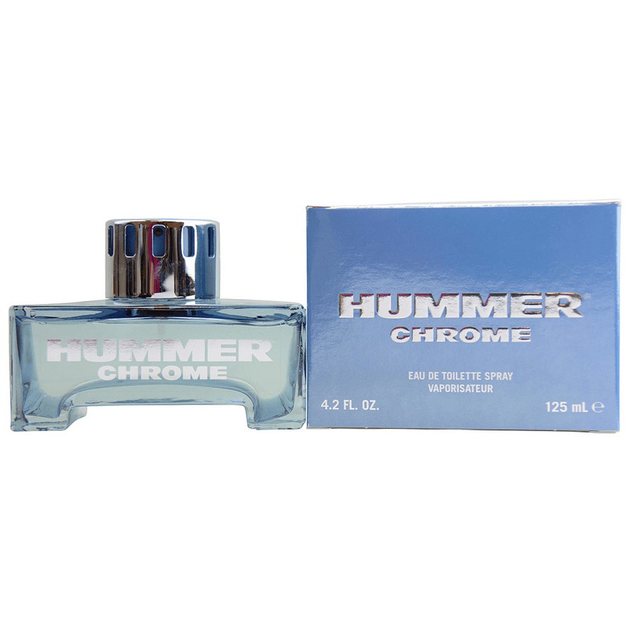 Nước hoa nam cao cấp authentic Hummer Chrome eau de toilette 125ml (Mỹ)