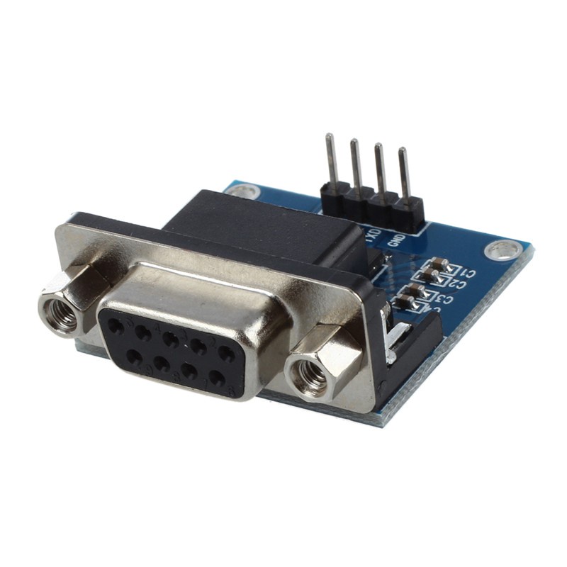 [In Stock]MAX3232 RS232 Serial Port To TTL Converter ule DB9 Connector W/ 4 Jump Cables