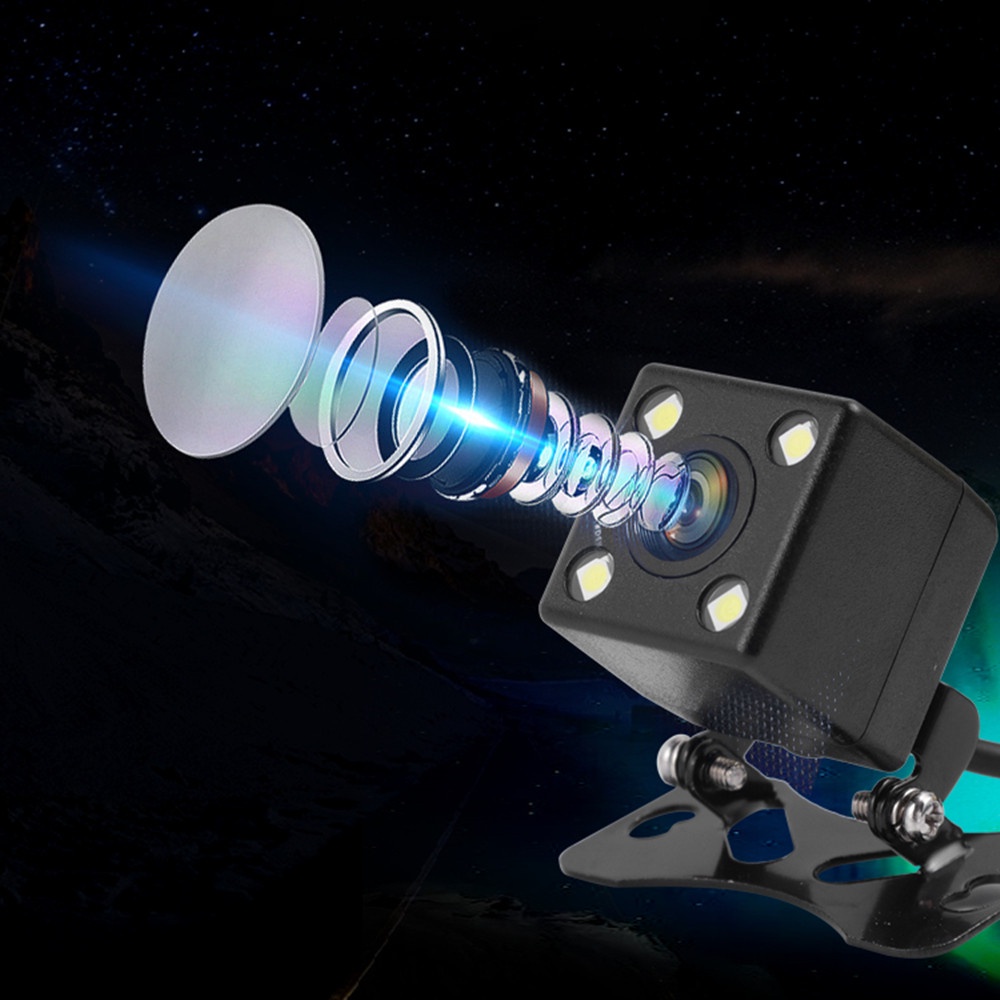 Camera Chiếu Hậu CCD 4 Bóng LED Chống Nước Cho Xe Hơi | BigBuy360 - bigbuy360.vn