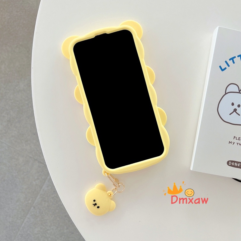 Ốp Điện Thoại Mềm Họa Tiết Gấu Hoạt Hình Cho iPhone 13 Pro Max 12 11 Pro Max X XR XS Max 8 7 6 6s Plus SE 2020