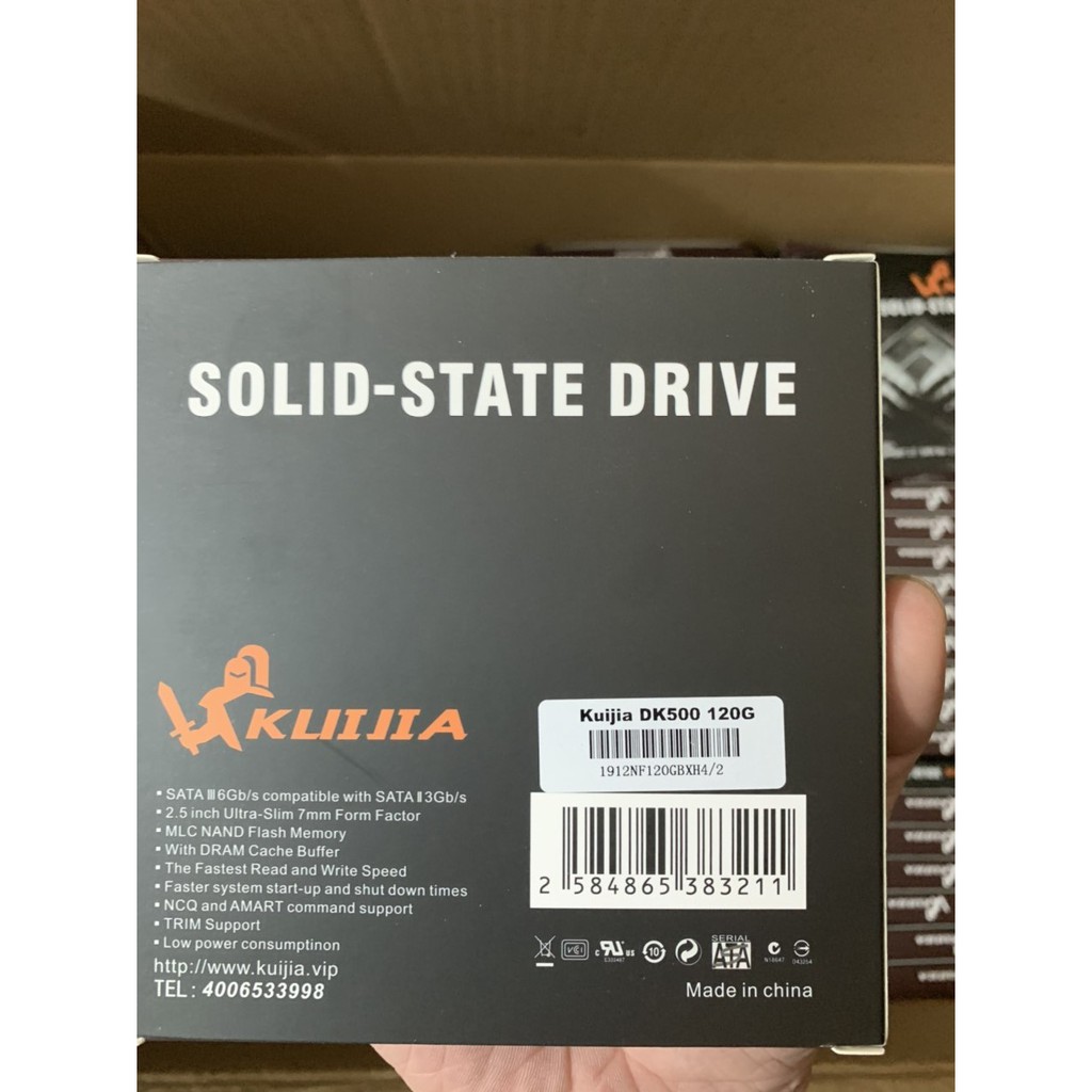 [Mã 159ELSALE hoàn 7% đơn 300K] Ổ cứng SSD 480GB Kuijia / SSD 240GB / SSD 120GB . Bảo hành 36 tháng lỗi 1 đổi 1