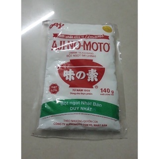 Bột ngọt aji-no-moto gói 140g hạt lớn