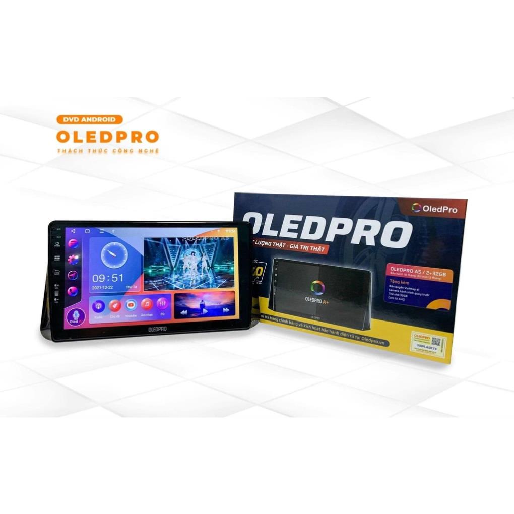 Combo Màn Hình Oled Pro A5 Chính Hãng (Camera trước, Camera Lùi, Dưỡng Theo Xe)