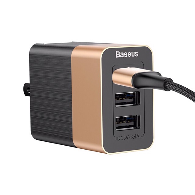 [ CHÍNH HÃNG ]  Bộ sạc đa năng 3USB Smart Fast Charger Baseus Duke