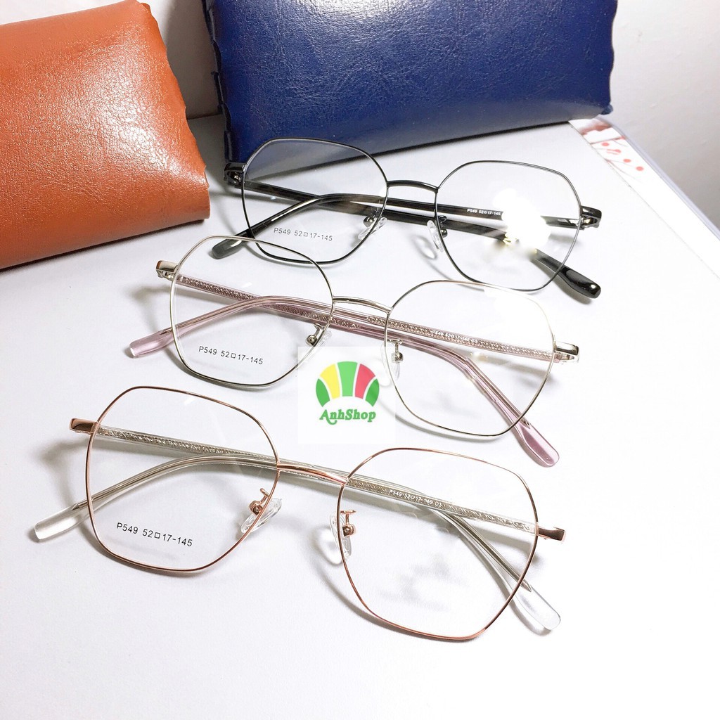 [Gía siêu rẻ] Gọng kính vuông 549 nhân cắt cận viễn loạn