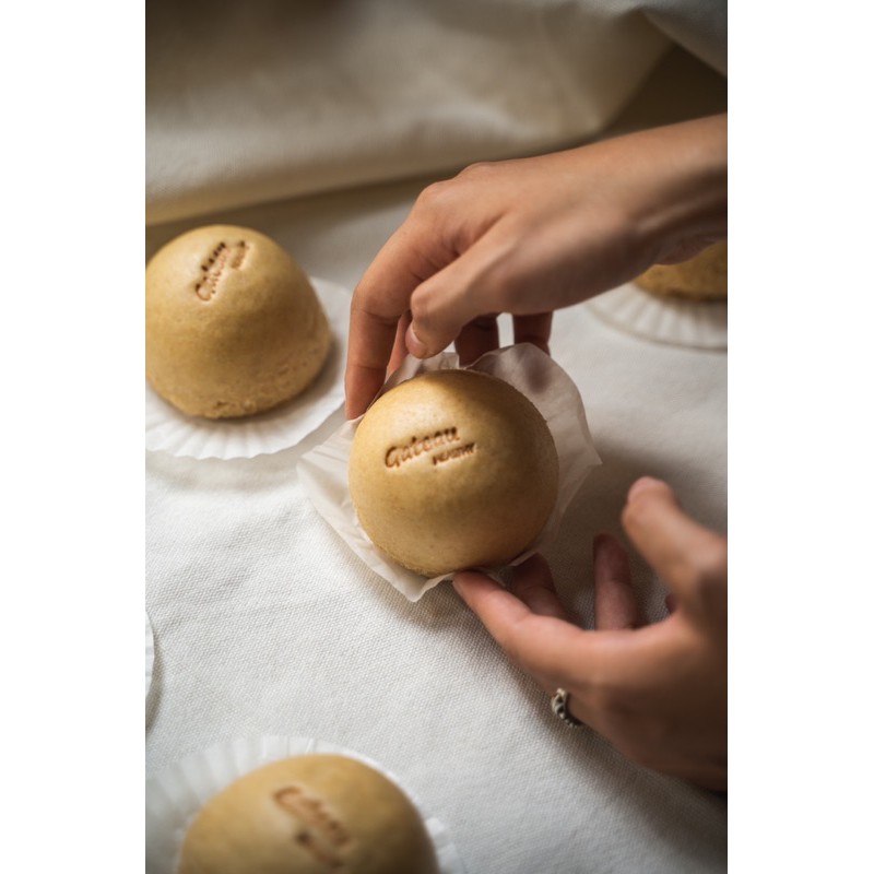 BÁNH BAO NGUYÊN CÁM MEN TỰ NHIÊN KHÔNG NHÂN GATEAU HEALTHY
