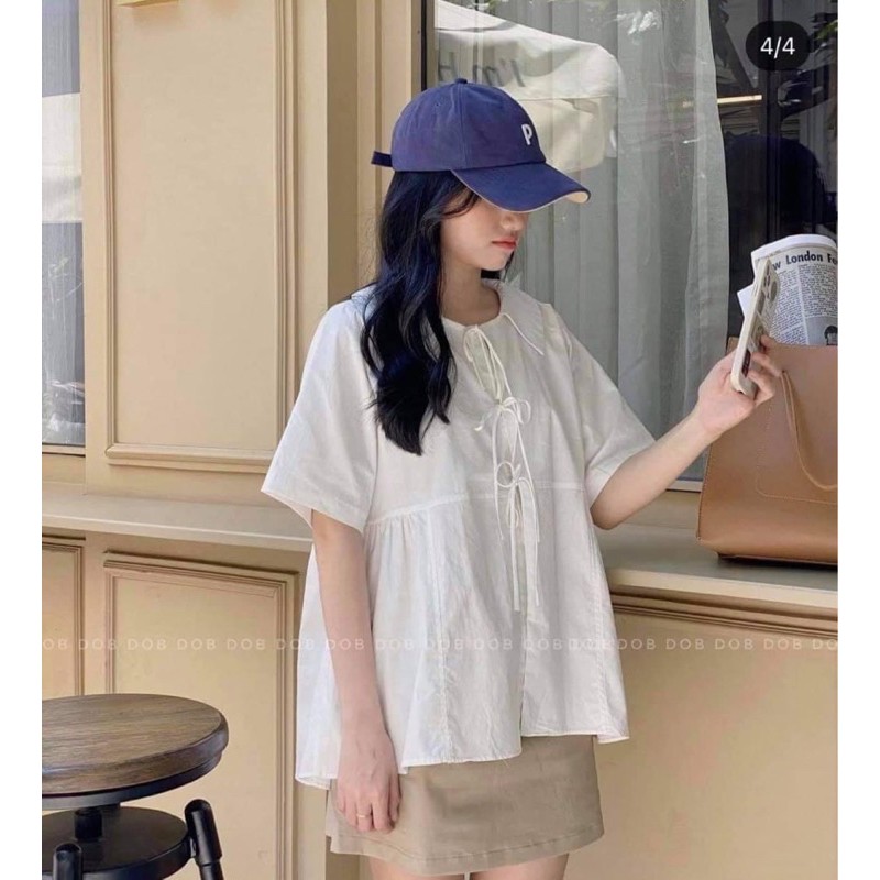 Set Áo bbd buộc dây + chân váy kaki feedback ở cuối🍒 | BigBuy360 - bigbuy360.vn