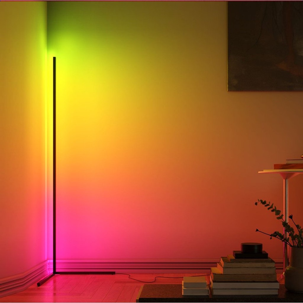 Đèn Led đứng góc tường RGB 2021 trang trí phòng khách, phòng ngủ, phòng game, điều khiển qua App Smart Life / Tuya