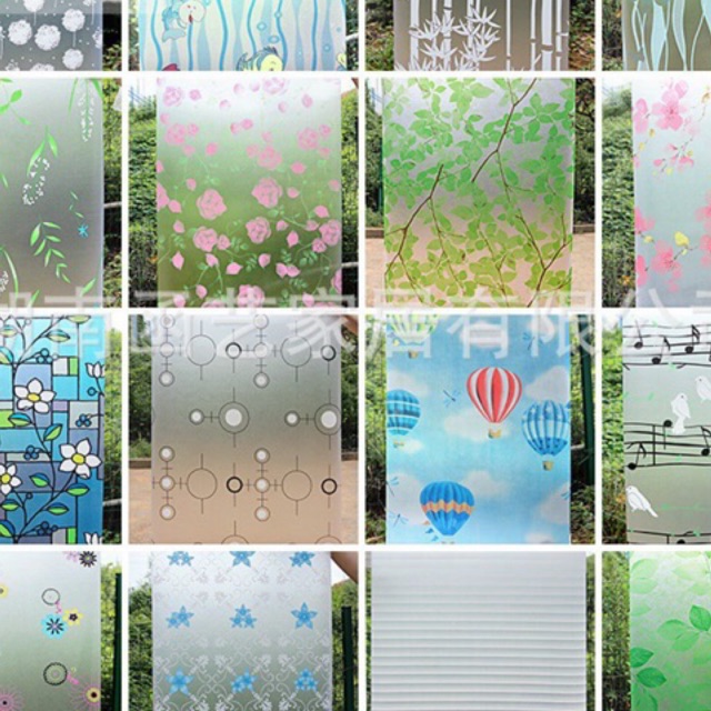 3M x 90 cm decal dán kính keo sẵn ( chọn mẫu)