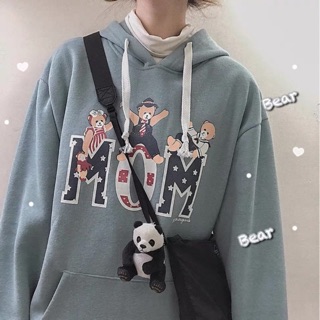 ORDER |Mitang Style| Áo hoodie ulzzang Gấu 🐻 MOM BEAR