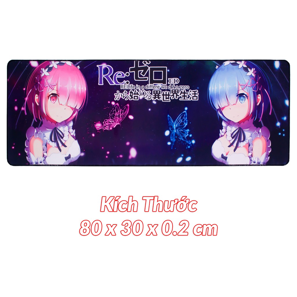 Lót chuột anime 80x30cm - Re:Zero [AAM] [PGN43]