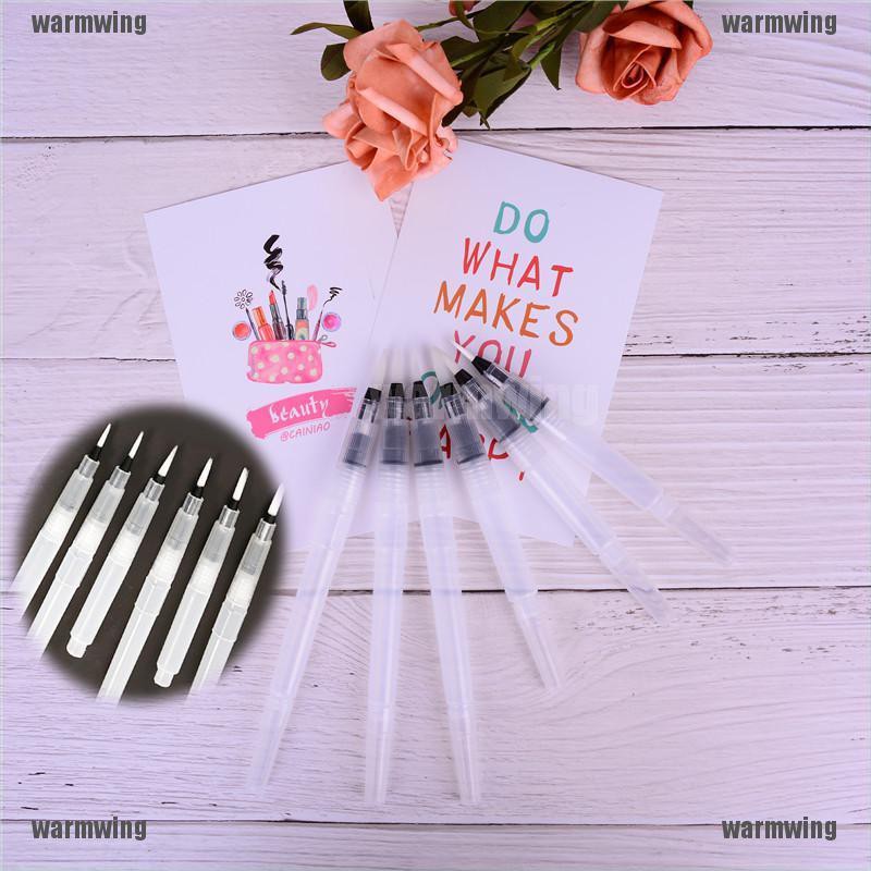 Set 6 Cọ Vẽ Tranh Màu Nước Mềm Mại Tiện Dụng