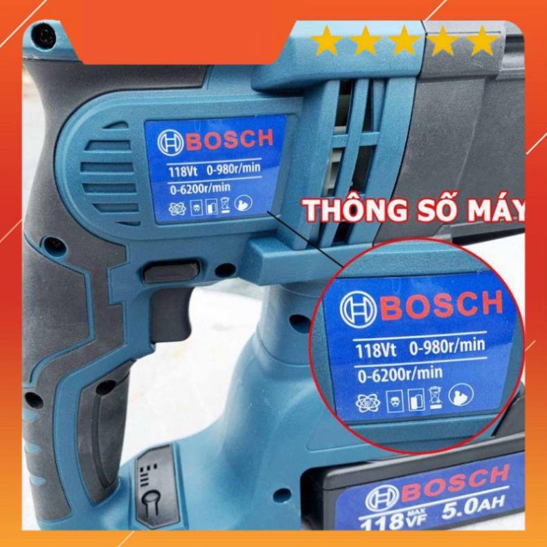 Máy Khoan Bê Tông Dùng Pin BOSCH 118V 3 Chức Năng