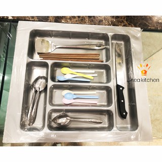 Khay chia thìa dĩa PVC đặt trong ngăn kéo INOXEN