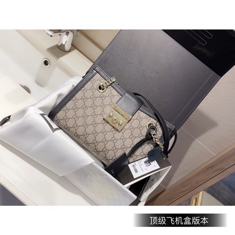 Túi Xách Gucc Padlock Size 26 cm Màu Đen