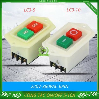 Công Tắc ON/OFF 5-10A 220V-380V Cho máy Khoan, Mài, Xay Thịt