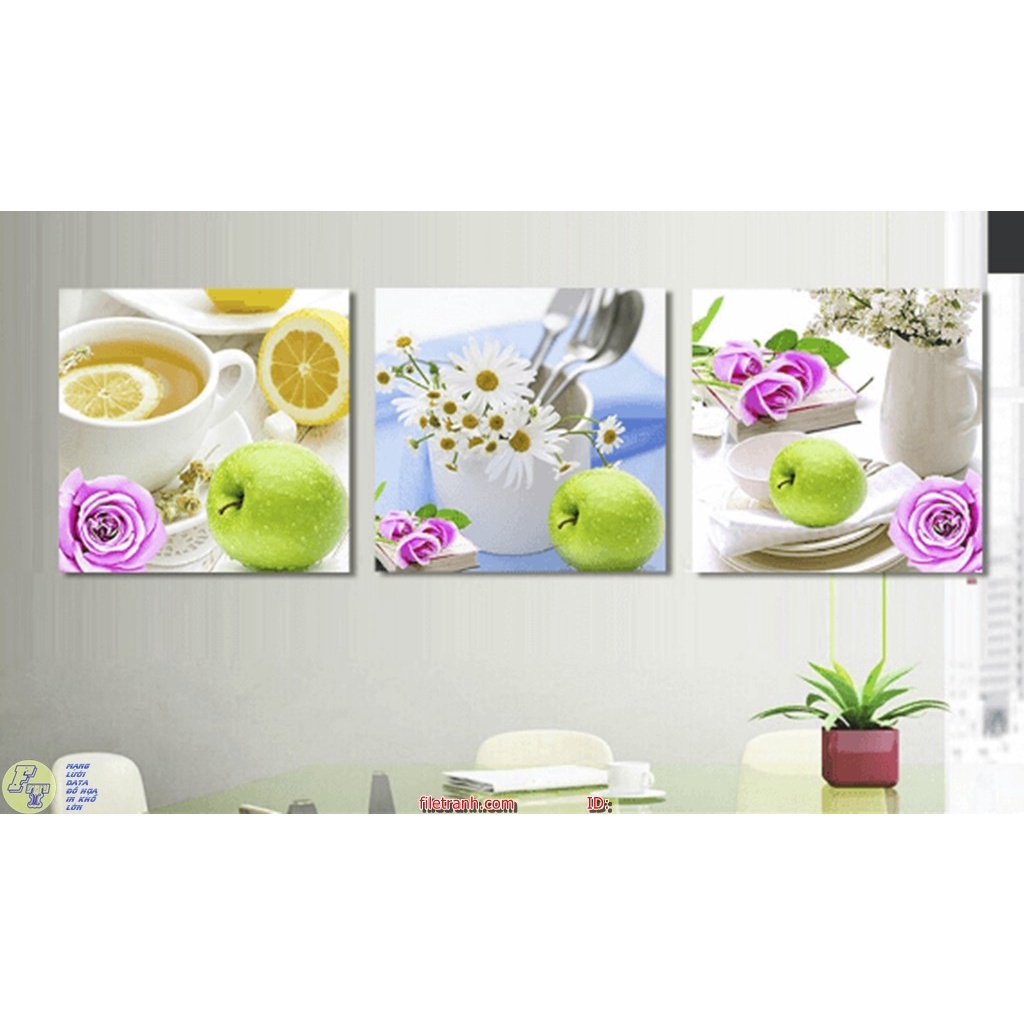 Tranh treo phòng ăn XẢ KHO 10 mẫu tráng gương giá rẻ, treo tường cực đẹp, trang trí decor phòng đẹp hơn tranh canvas