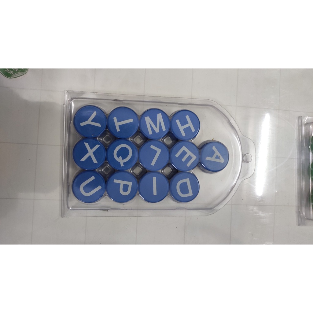 Bộ chữ số Nam châm 30mm cao cấp vỉ 26 chữ cái hít siêu mạnh