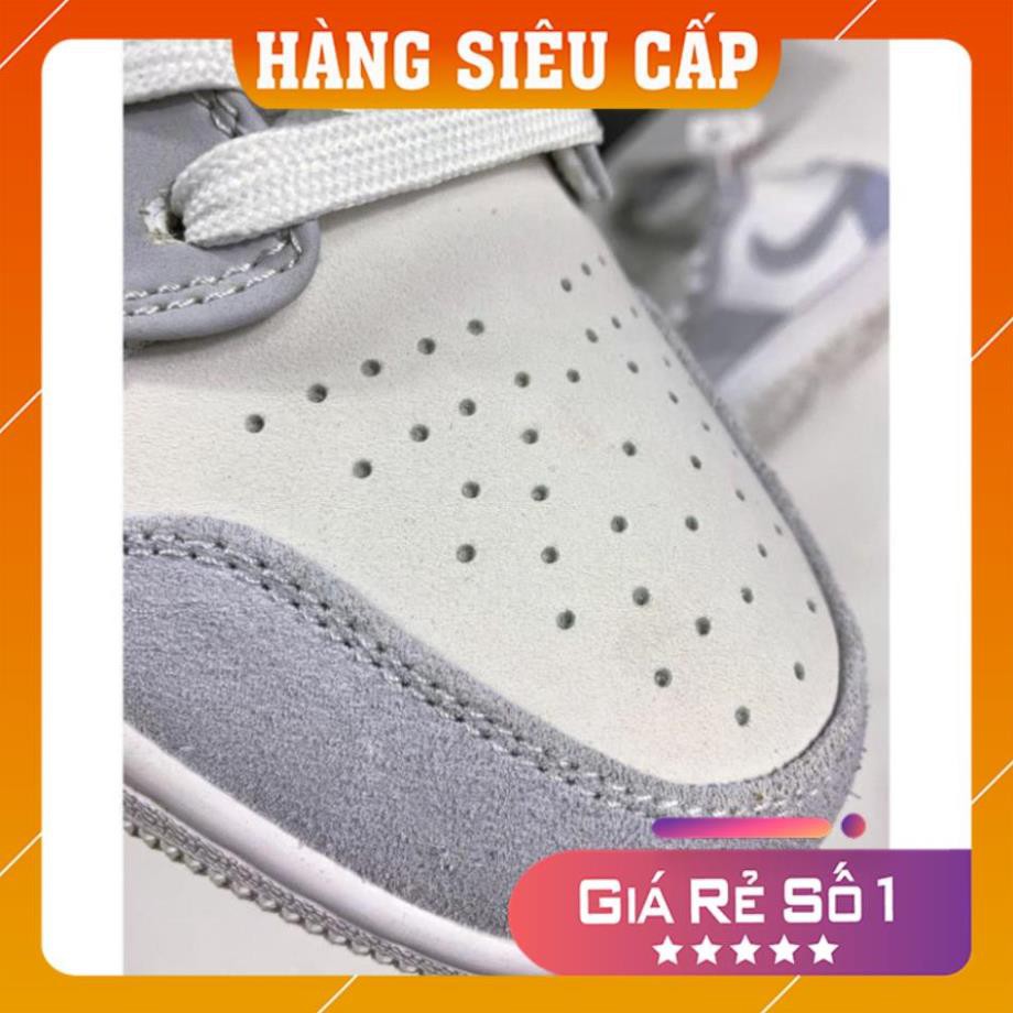 [FREESHIP-BẢO HÀNH 12 THÁNG] Giày thể thao AIR JORDAN 1 low Paris cổ thấp xám xanh cực đẹp CỰC ĐẸP