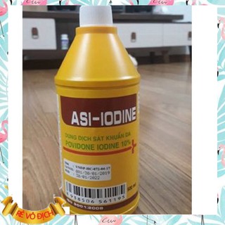 DUNG DỊCH SÁT KHUẨN CỒN ĐỎ POVIDONE CHAI 500ML