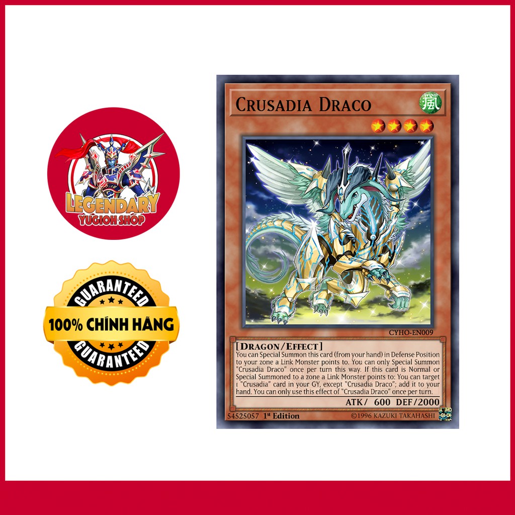 EN-JP]Thẻ Bài Yugioh Chính Hãng] Crusadia Draco