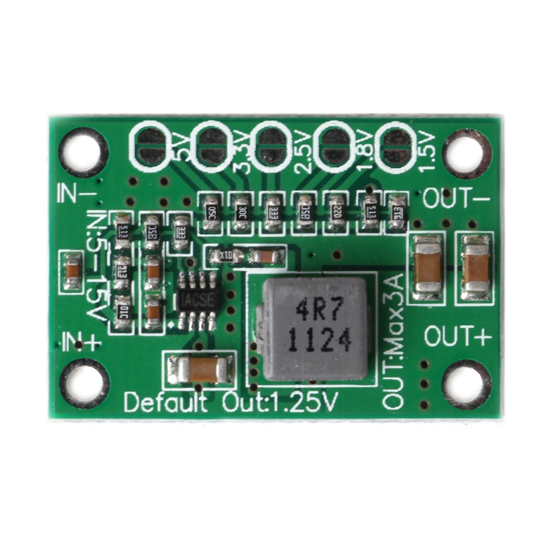 Mạch giảm áp DC 5-16V xuống 1.25V 1.5V 1.8V 2.5V 3.3V 5V 3A