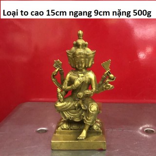 Phật tứ diện bằng đồng MS360a