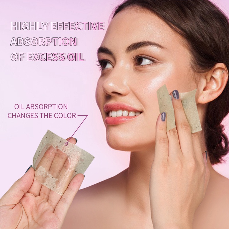 Bộ 100 Tờ Giấy Thấm Dầu Bayfree Vệ Sinh Dầu Nhờn Thừa Trên Da Mặt