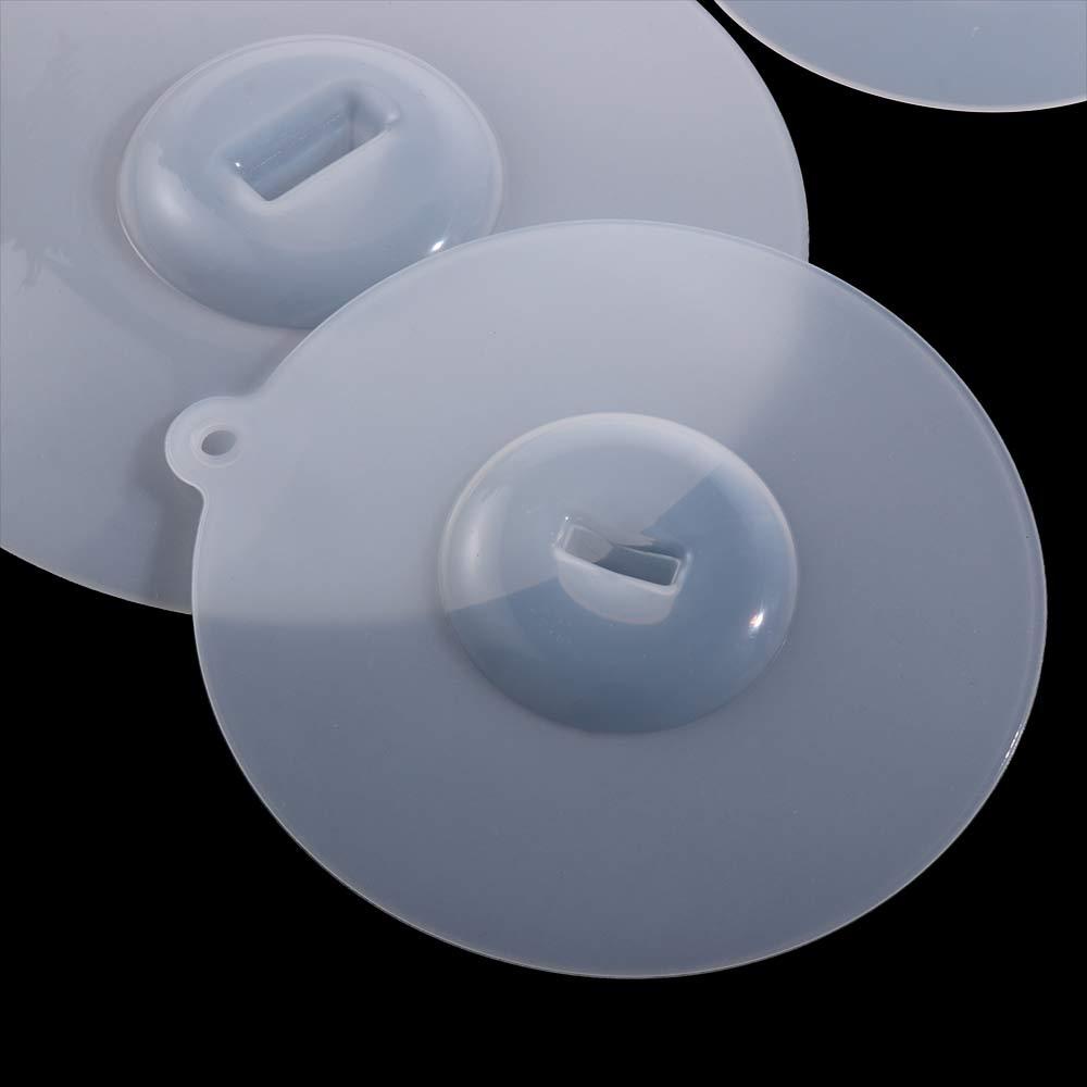 Nắp Đậy Cốc Thủy Tinh Bằng Silicon Cấp Thực Phẩm An Toàn Chống Ruồi Muỗi Chống Rò Rỉ Chịu Nhiệt