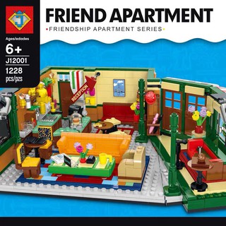 MÔ HÌNH LẮP RÁP J12001 - LEGO FRIEND 12001 MÔ HÌNH CĂN HỘ FRIENDSHIP APARTMENT SERIES