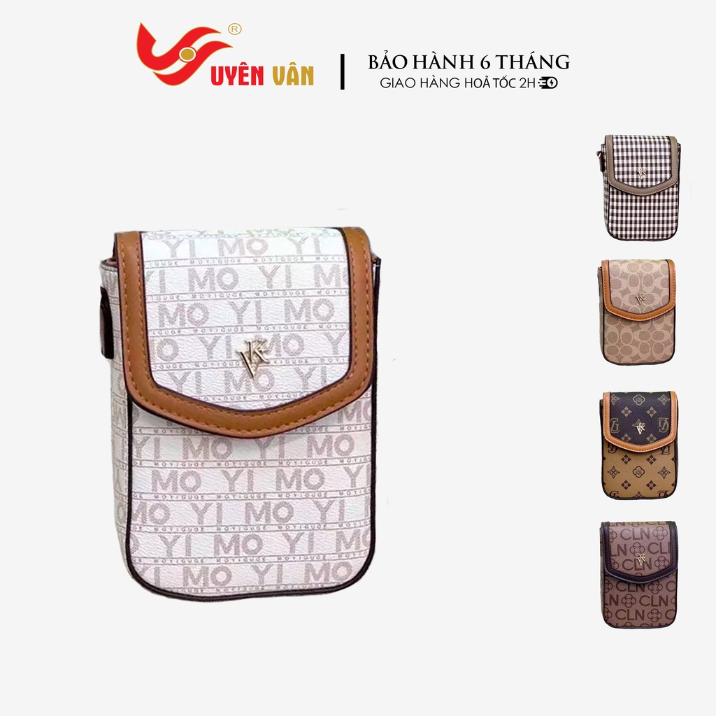 Túi da đeo chéo nam nữ thời trang ví đựng điện thoại chống thấm nước đẹp giá rẻ Y3054
