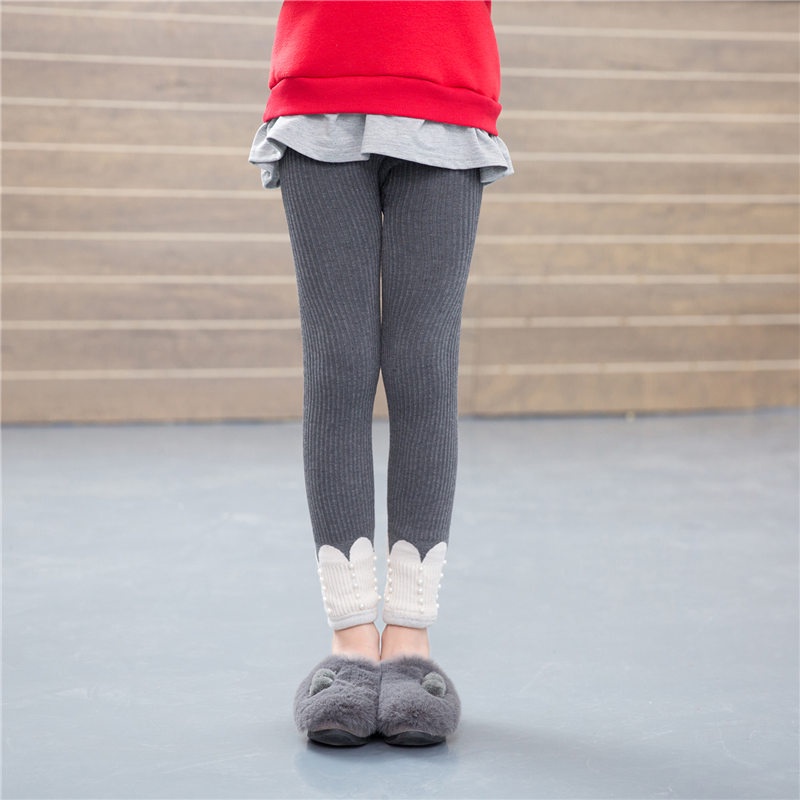 Quần len tăm ĐÍNH ĐÁ dày dặn cho bé 1-4 tuổi