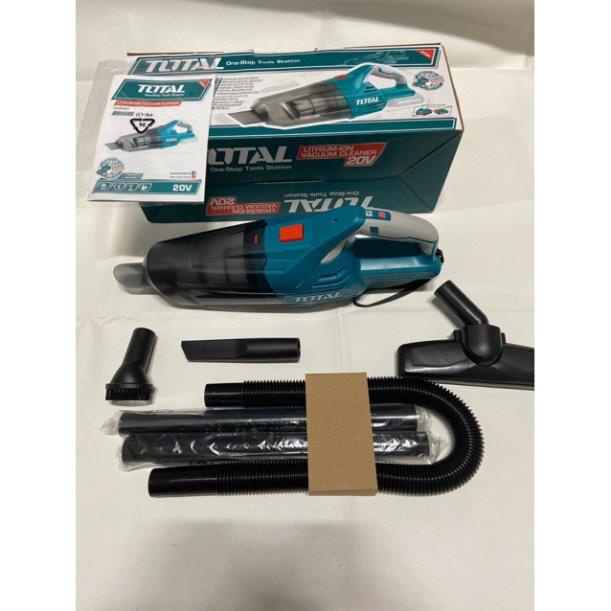 MÁY HÚT BỤI DÙNG PIN 20V TOTAL TVLI2001 [CHÍNH HÃNG] HÚT BỤI TOTAL DÙNG PIN [RẺ] MÁY HÚT BỤI INGCO DCA