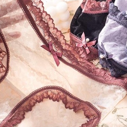 Quần Lót Nữ Ren Hoa Cao Cấp Sexy Viền Ren đính nơ 2288
