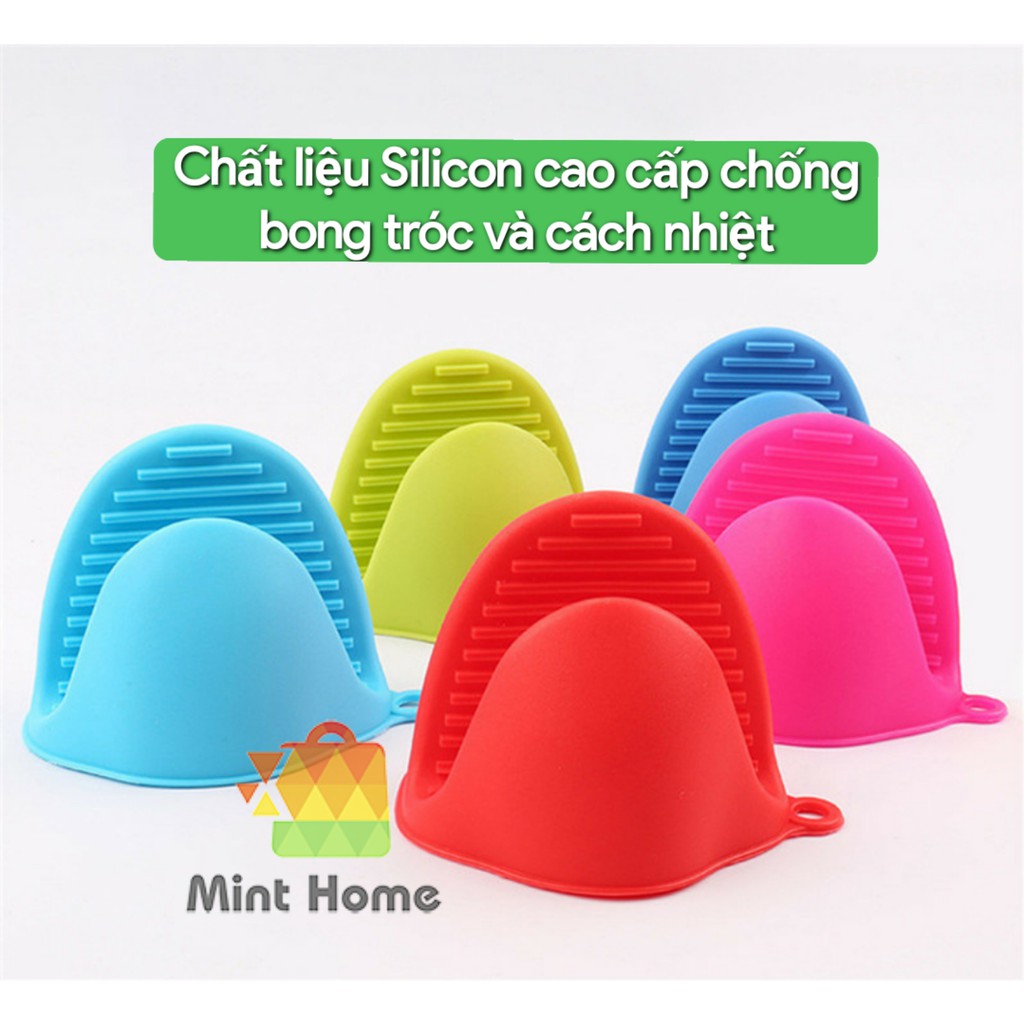 Găng tay nhấc nồi, nhấc đồ nóng chống phỏng bằng silicon hình mỏ vịt | BigBuy360 - bigbuy360.vn