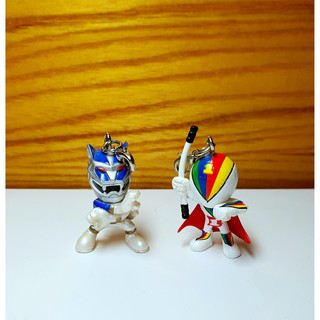 Móc khóa Siêu nhân Gao Bạc và Big One