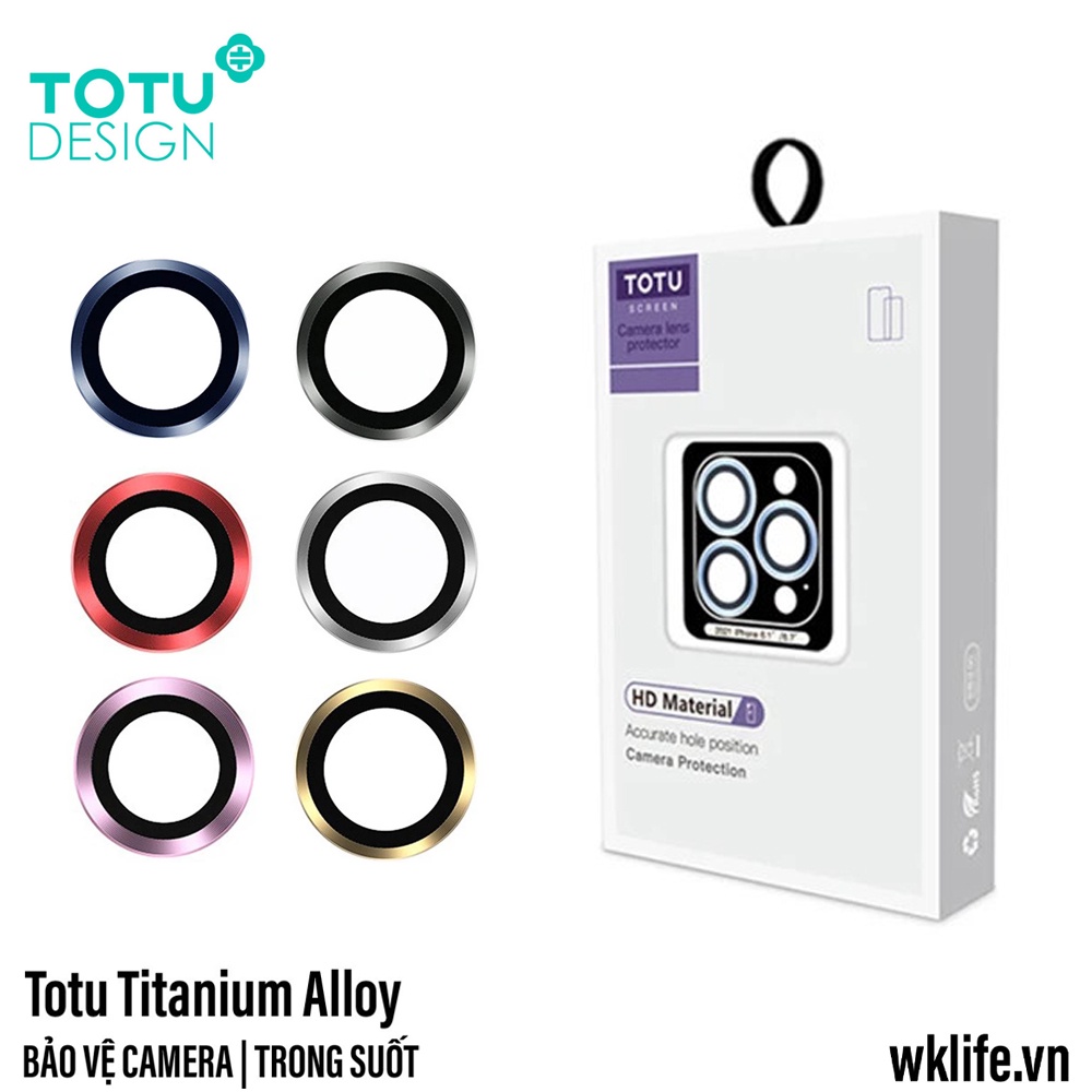 Bộ Lens Bảo Vệ Camera 13 Mini / 13 Totu Viền Kim Loại Kính Cường Lực Có Khung Dán