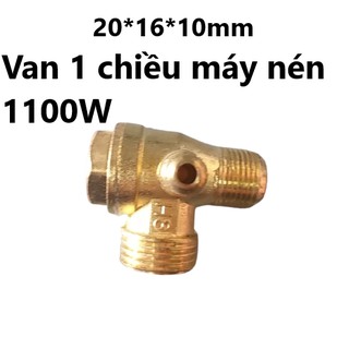 Van 1 chiều máy nén khí không dầu 1100W kích thước 20*16*10mm