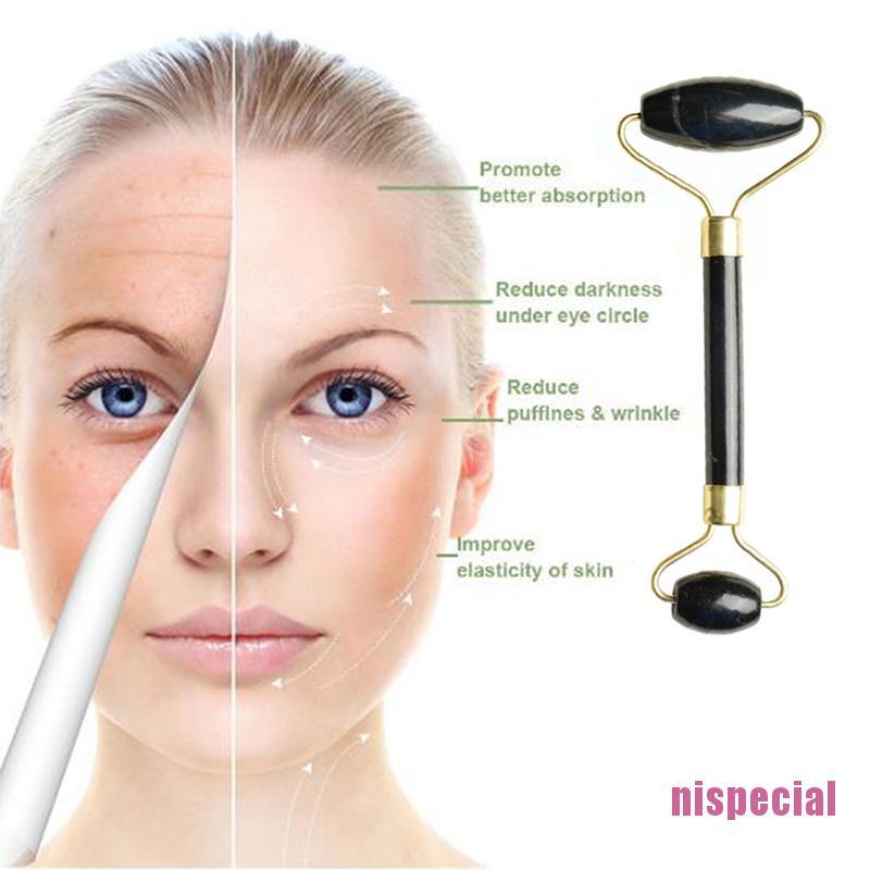 (Hàng Mới Về) Cây Lăn Mát Xa Bằng Đá Ngọc Bích Tự Nhiên Tiện
