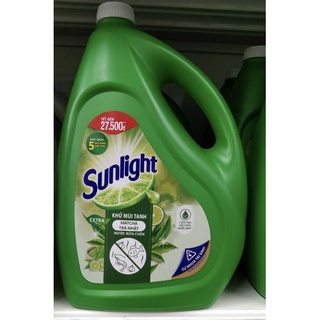 Nước rửa chén sunlight trà xanh 3,6kg